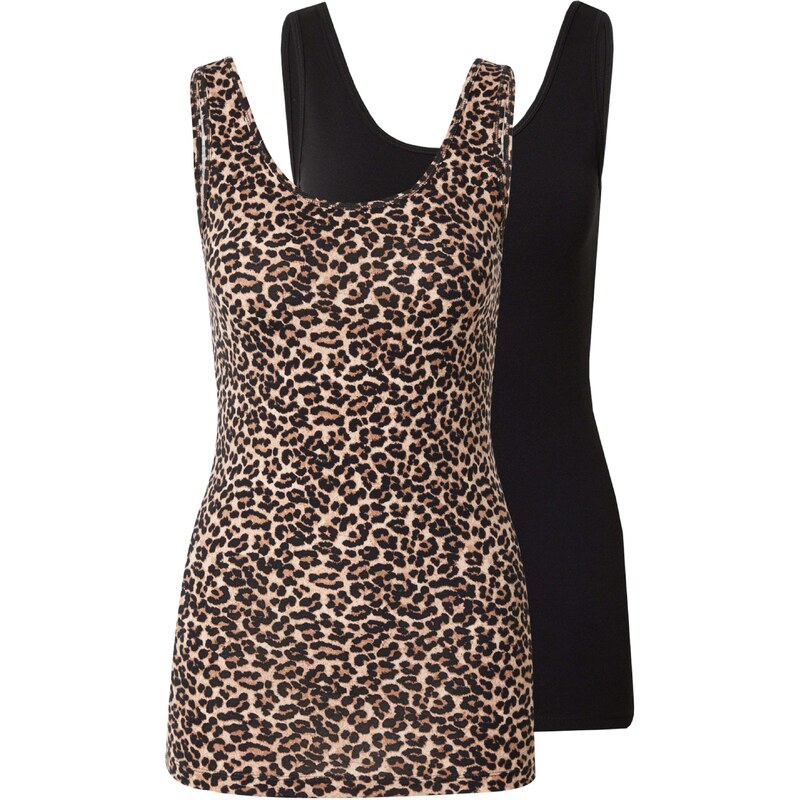 ONLY Tielko ONLLive Love krémová / brokátová / čierna 54370017