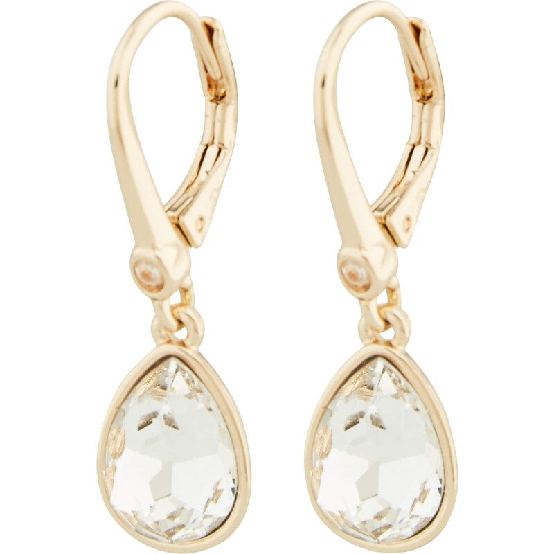 DKNY Náušnice zlatá / priehľadná 54373047