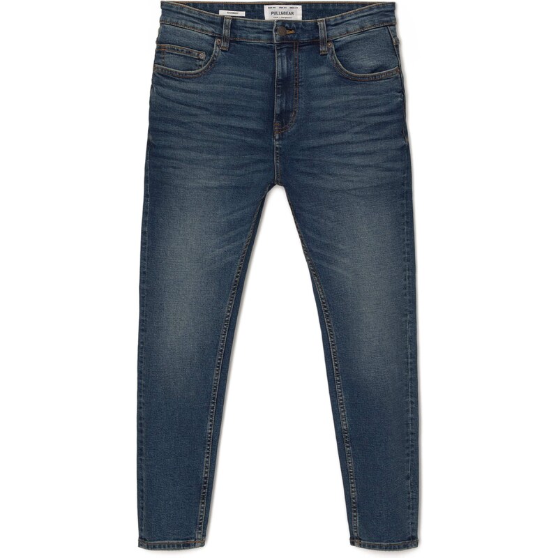 Pull&Bear Džínsy námornícka modrá 54373215