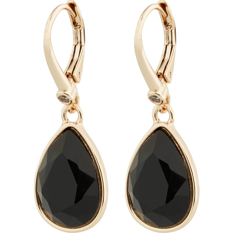 DKNY Náušnice zlatá / čierna 54373698
