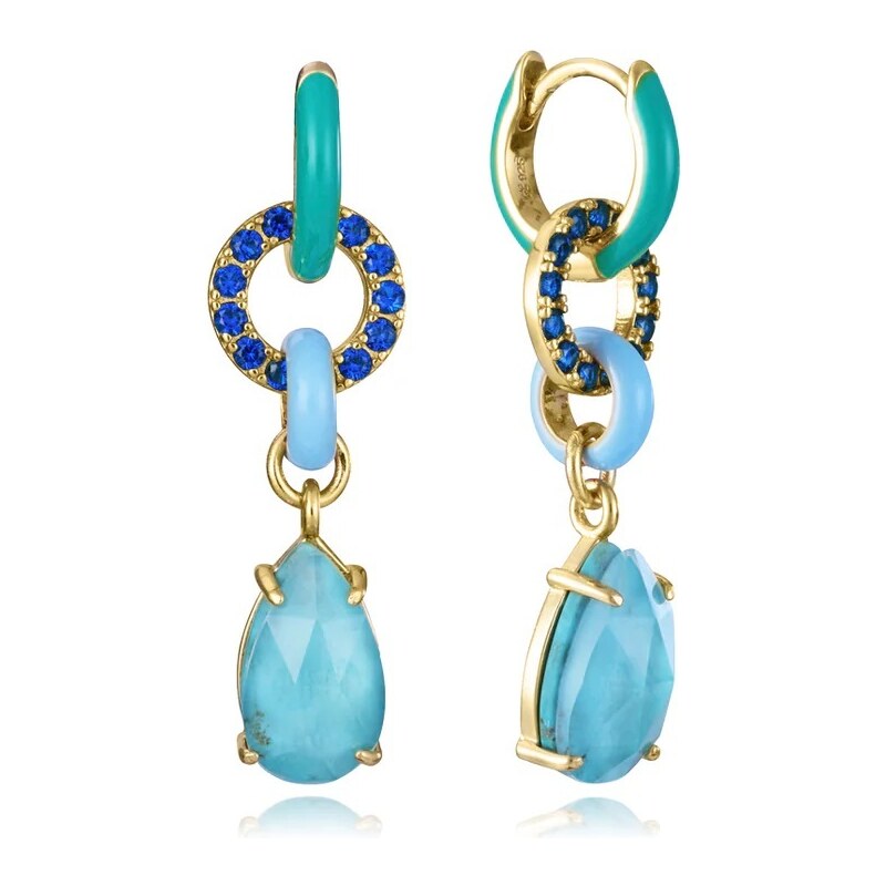 Viceroy Módne náušnice s kubickými zirkónmi 2v1 Elegant 13194E100-99 66589122