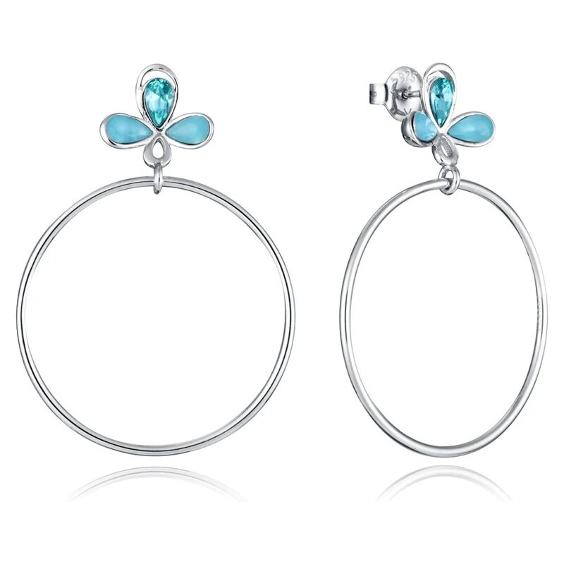 Viceroy Módne strieborné náušnice so zirkónmi Trend 13198E000-33 66578304