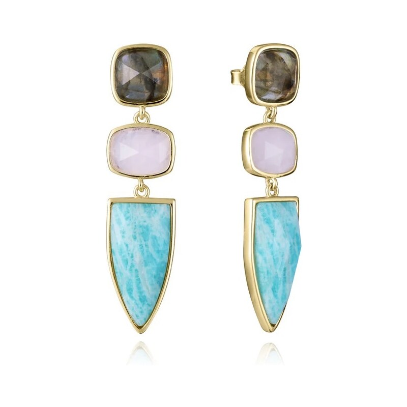 Viceroy Módne pozlátené náušnice Elegant 2303E100-49 66580815