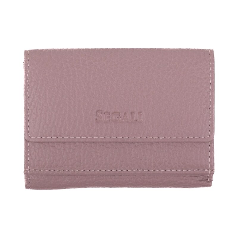 SEGALI Dámska kožená peňaženka 1756 B cameo rose 66578126