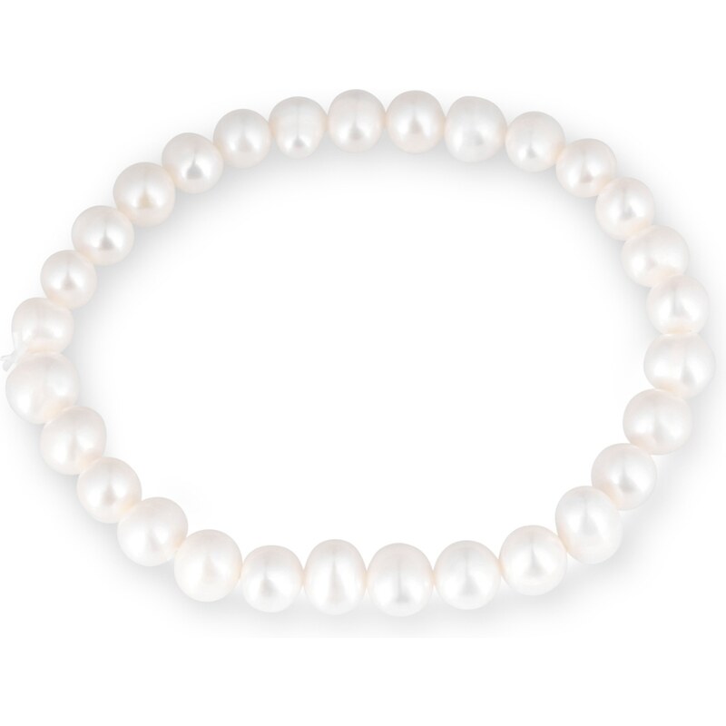 Olivie Perlový biely náramok POTATO AA 7612 44550061
