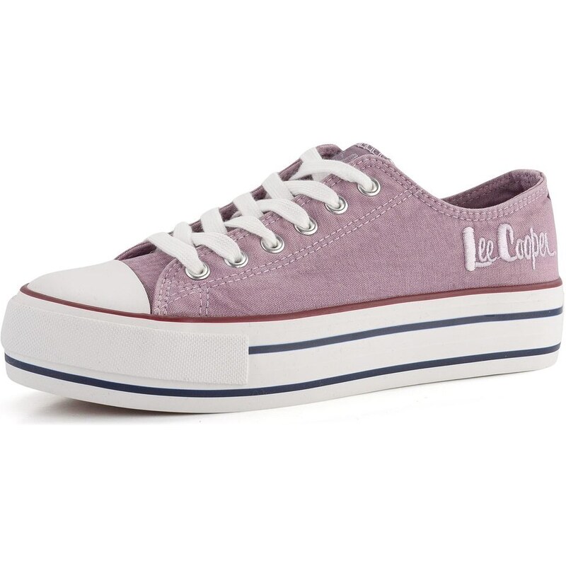 Lee Cooper tenisky na platforme fialové LCW-24-31-2219LB 53677956