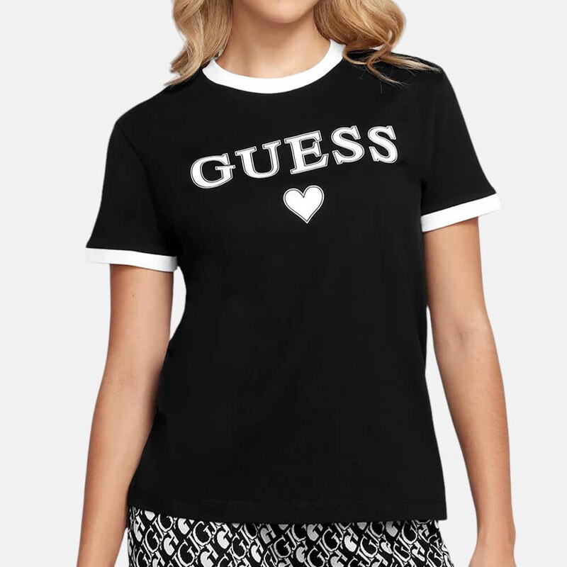 Dámské černé triko Guess 55862 53687077