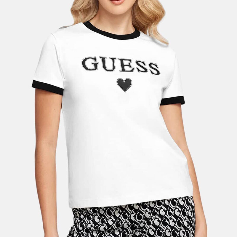 Dámské bílé triko Guess 55863 53687078