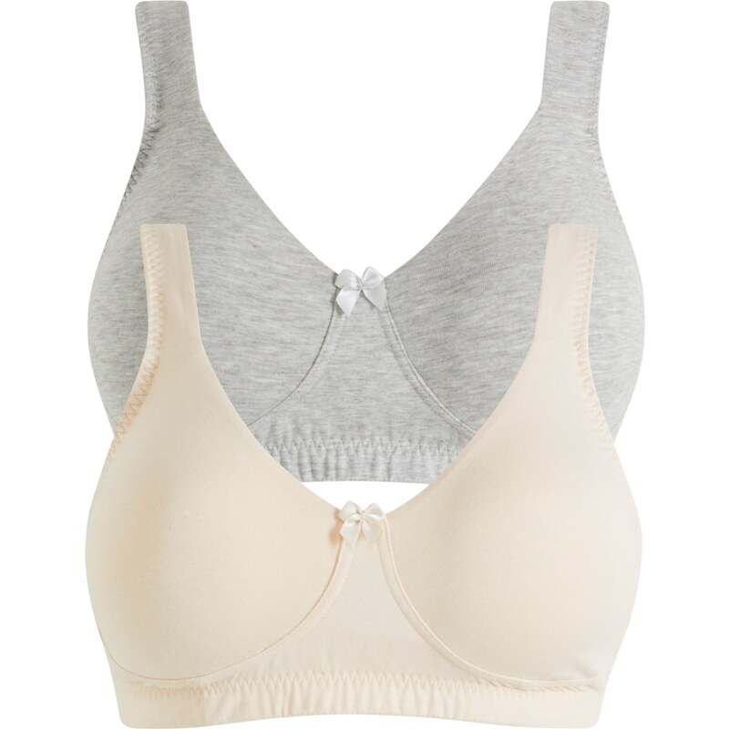 bonprix Minimizer podprsenka bez kostíc s bio bavlnou (2 ks v balení), 53691274
