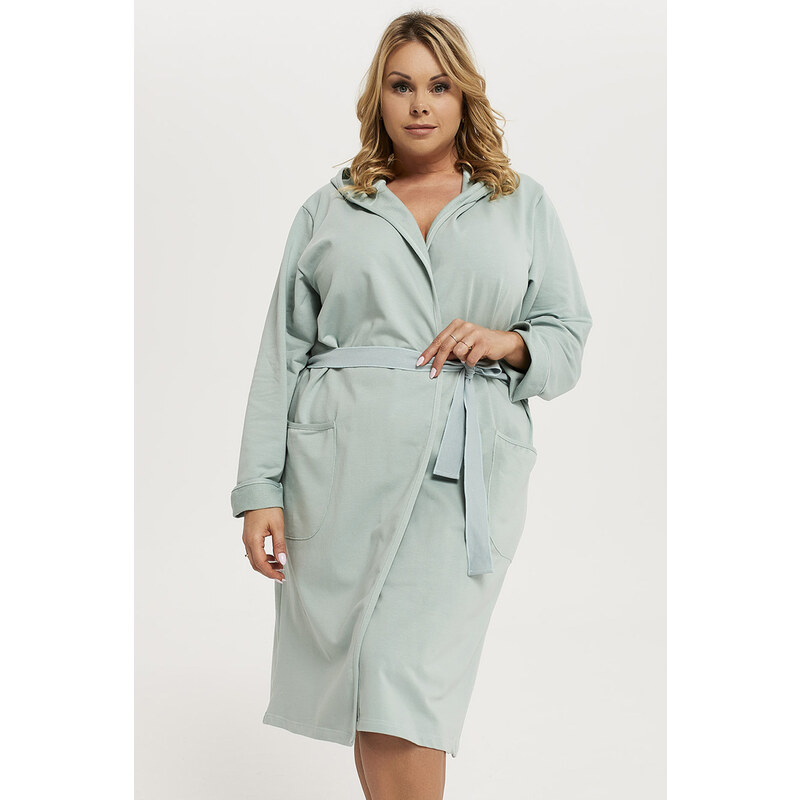 Dámsky župan Italian Fashion Karina dl.r. mätový 53967483