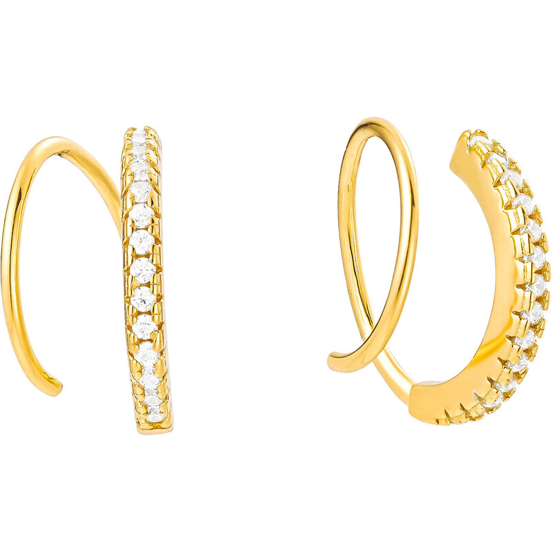 Olivie Strieborné náušnice ŠPIRÁLA GOLD 8949 53780141