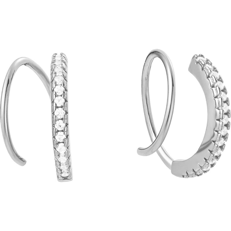 Olivie Strieborné náušnice ŠPIRÁLA 8950 53780142