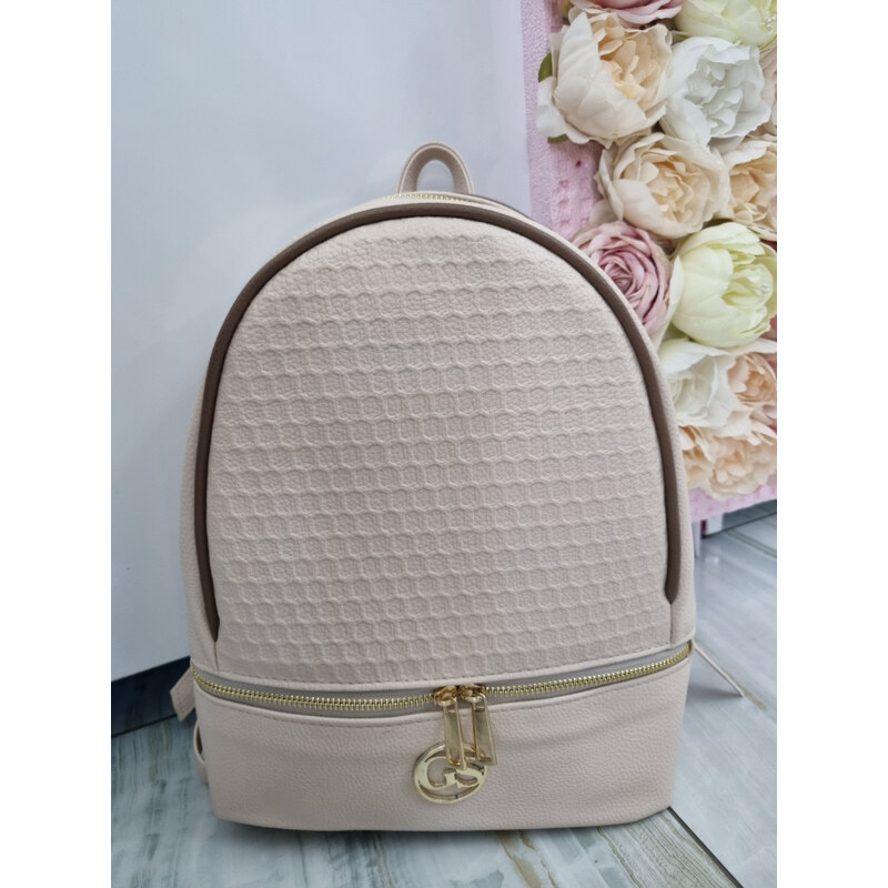 E-shop Katrins Fashion Béžový ruksak Grosso