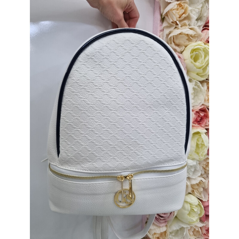 E-shop Katrins Fashion Biely ruksak Grosso