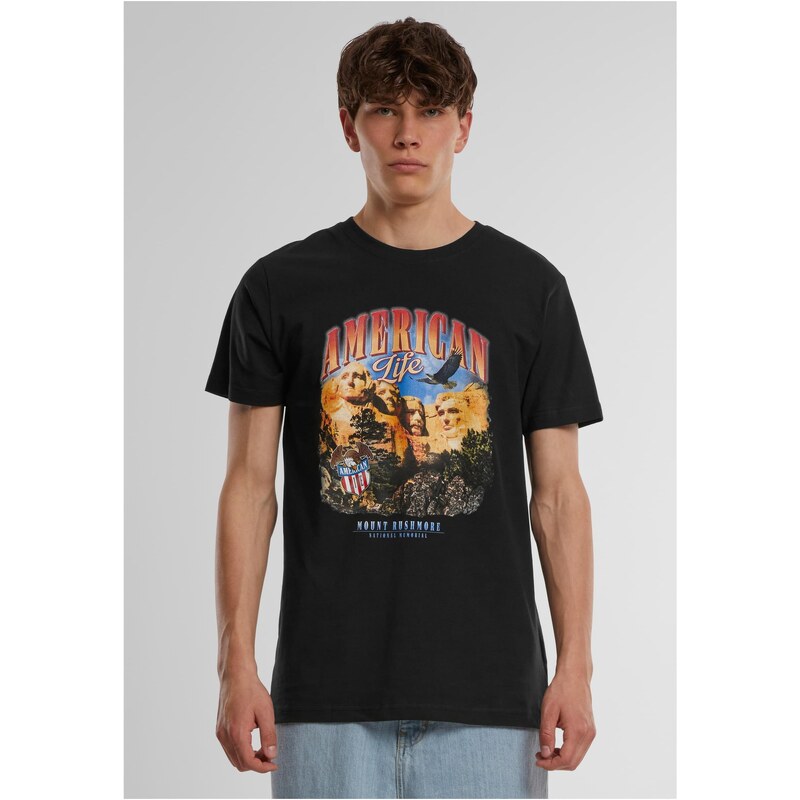 Mister Tee Black American Life Mount Roushmore T-shirt 64635444