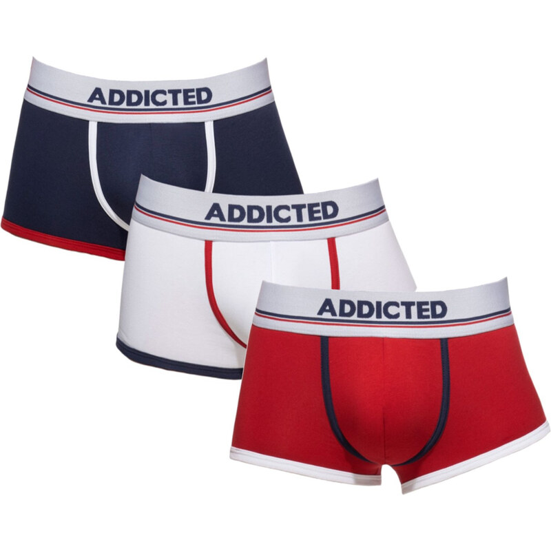 3PACK pánske boxerky Addicted viacfarebné (AD1009P-3COL) 53723959