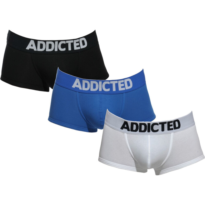 3PACK pánske boxerky Addicted viacfarebné (AD421P-3COL) 53723958