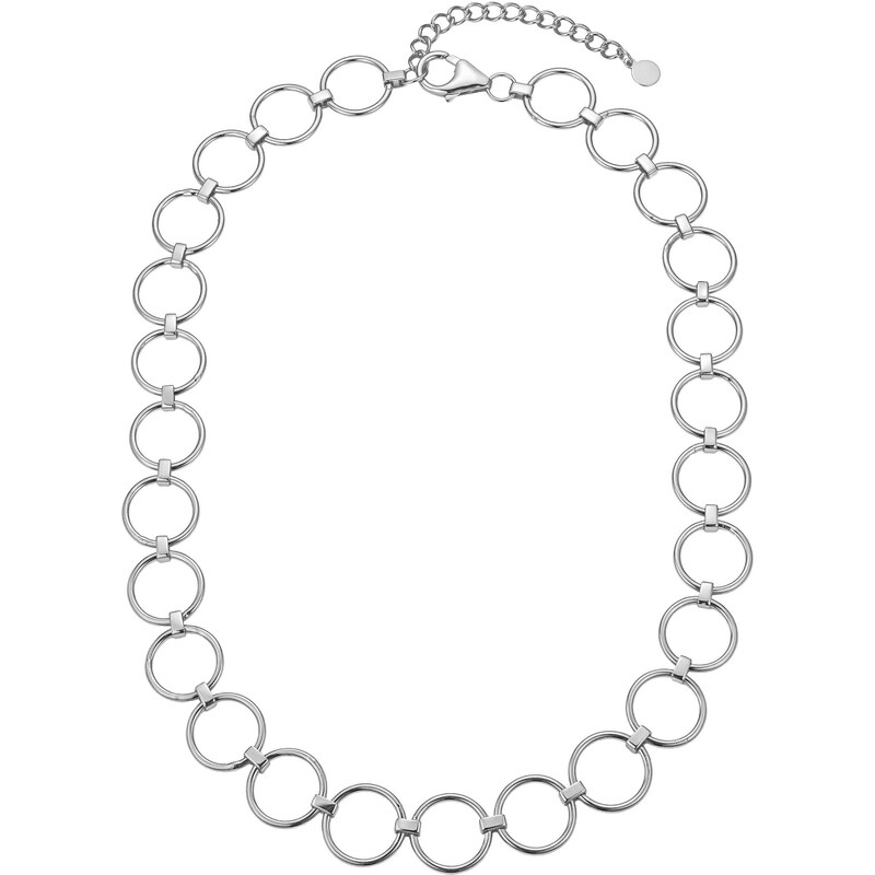 Olivie Strieborný krúžkový náhrdelník 8953 53802207