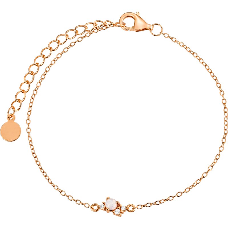 Olivie Strieborný náramok s opálom ROSE 8871 53757498