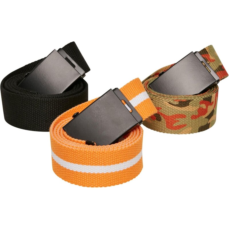 Urban Classics Opasky kaki / svetlooranžová / čierna / biela 55911446