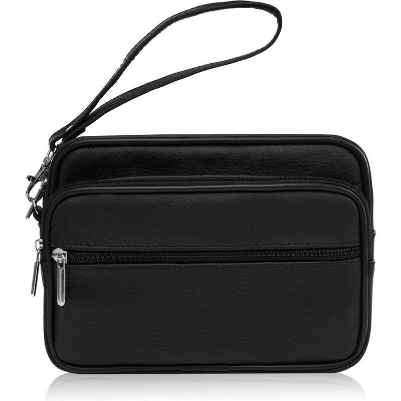 ABRUZZO Pánske kožené vrecko etue z prírodnej kože | čierna ABR-11 53946433