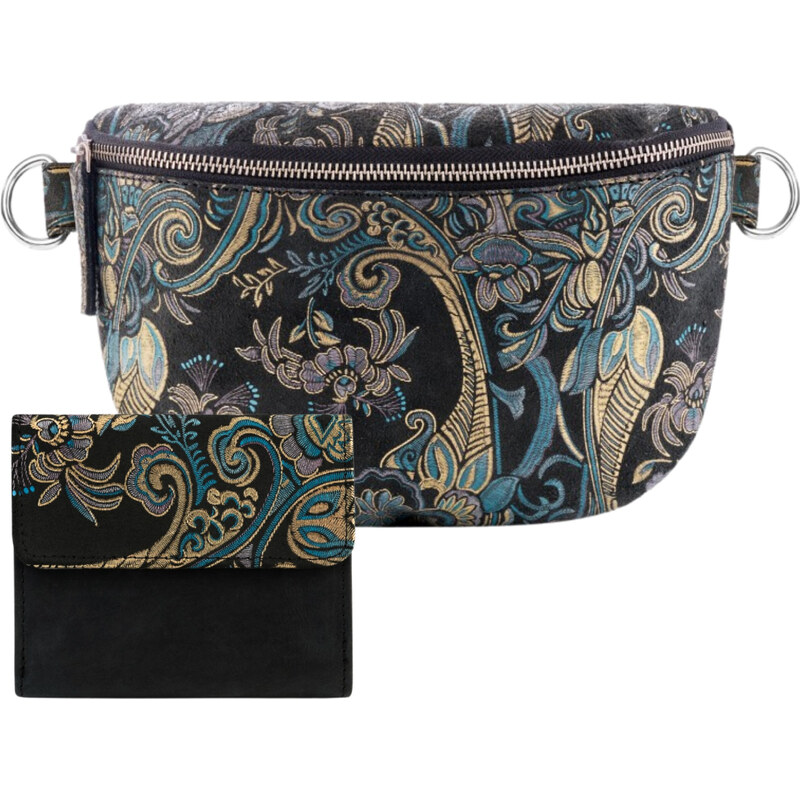 PAOLO PERUZZI Dámska darčeková sada, Kožená ľadvinka a kožená 53825725