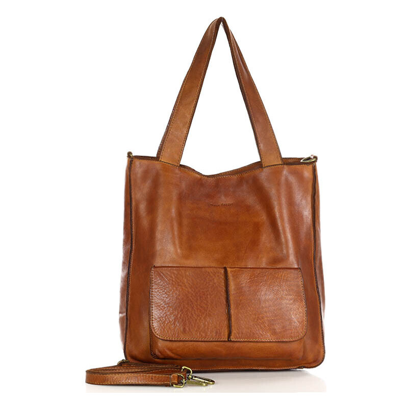 Marco Mazzini handmade MARCO MAZZINI Dámska kožená shopper taška | 56606297