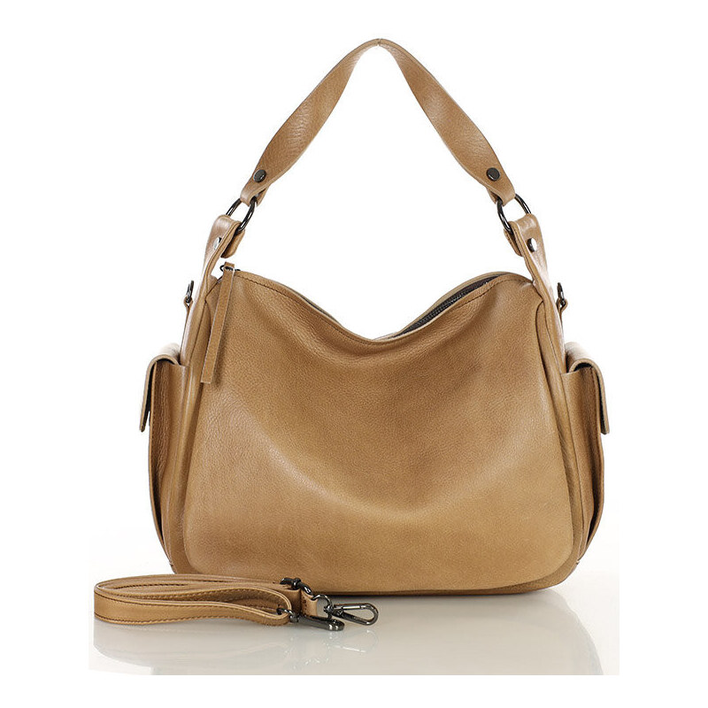 Marco Mazzini handmade MARCO MAZZINI Luxusná kožená kabelka | béžová 53825733