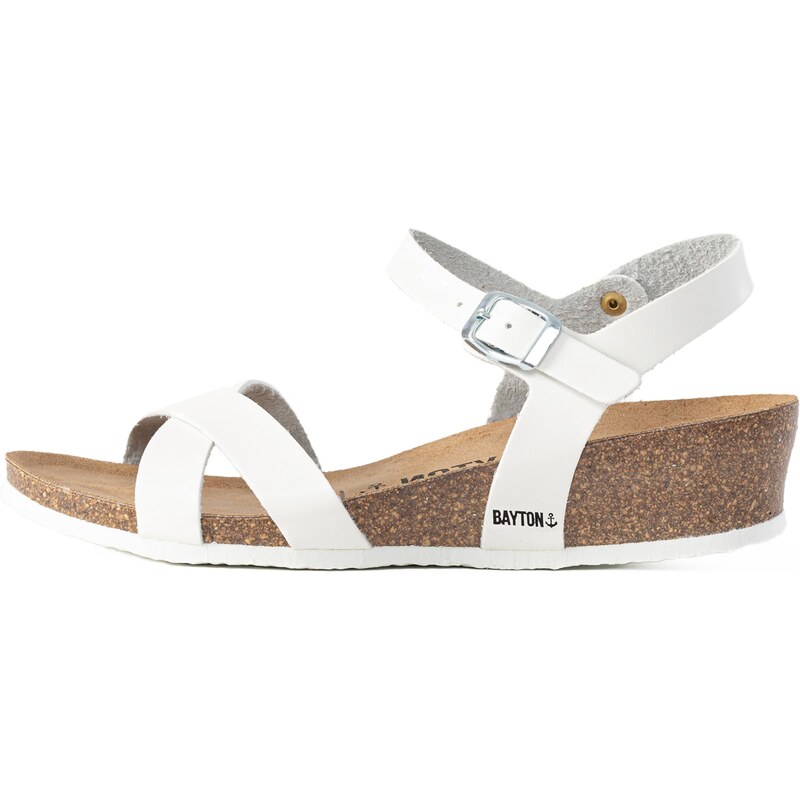 Bayton Remienkové sandále Lajas biela 63134697