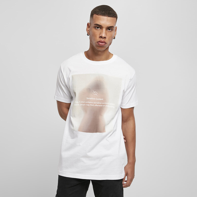Tričko Urban Classics Sensitive Content Tee White M 55073648