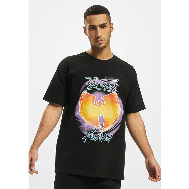 Tričko Urban Classics Wu-Tang Forever Oversize Tee Black S 47096359