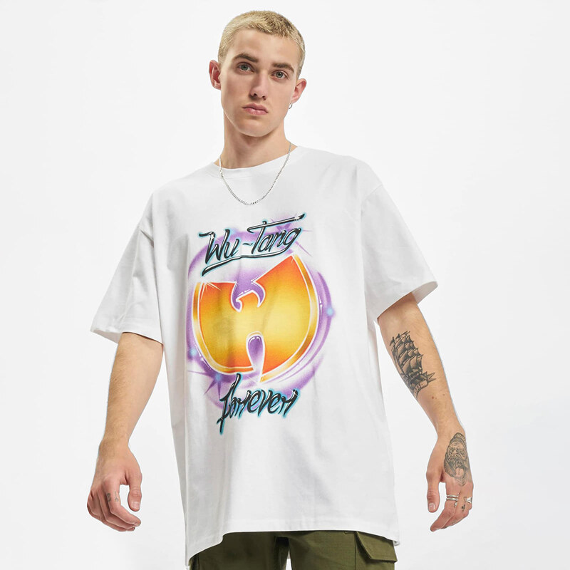 Tričko Urban Classics Wu-Tang Forever Oversize Tee White XL 47096358