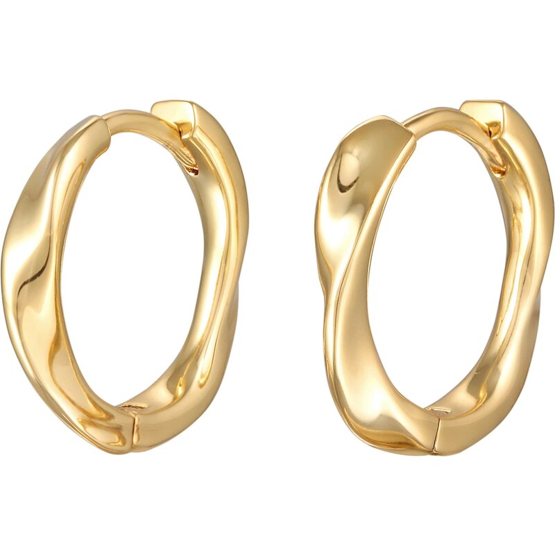 ELLI Náušnice Twisted zlatá 54272235