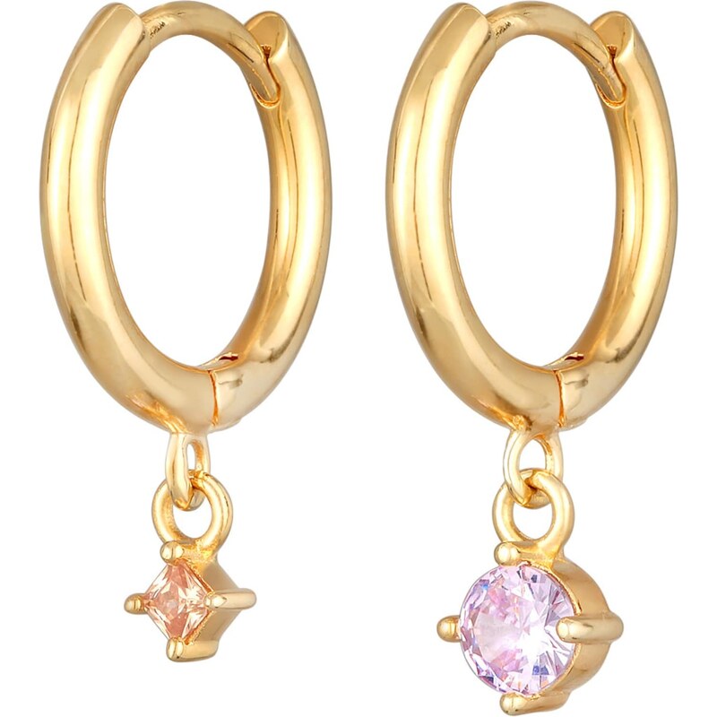 ELLI Náušnice zlatá / ružová 54276932