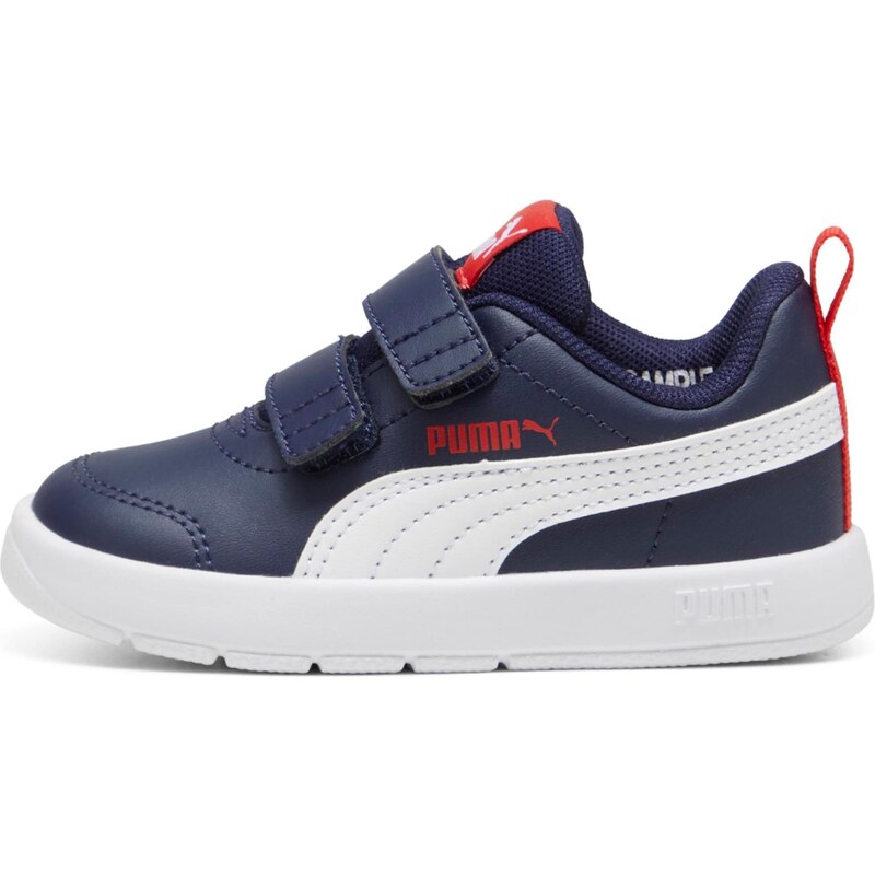 PUMA Tenisky Courtflex V3 námornícka modrá / červená / biela 54366371