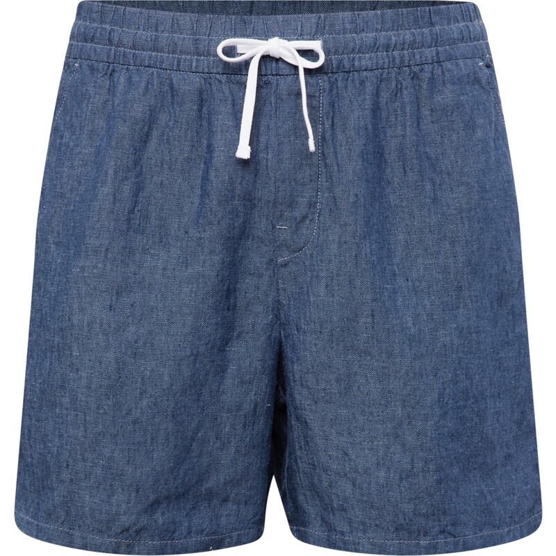 WEEKDAY Nohavice Olsen modrá denim 54376544