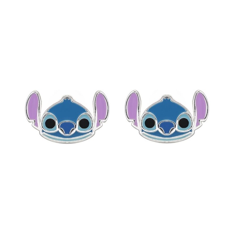 Disney Slušivé strieborné náušnice Stitch Lilo & Stitch ES00097SRHL.CS 66588594