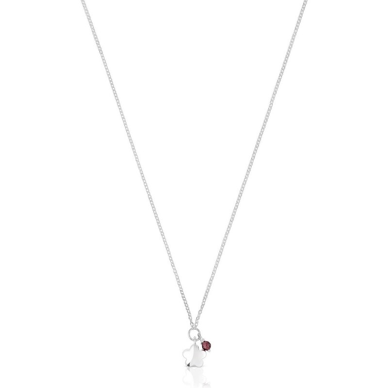 Tous Strieborný náhrdelník s rhodolitom Bold Motif 1003874600 66587304