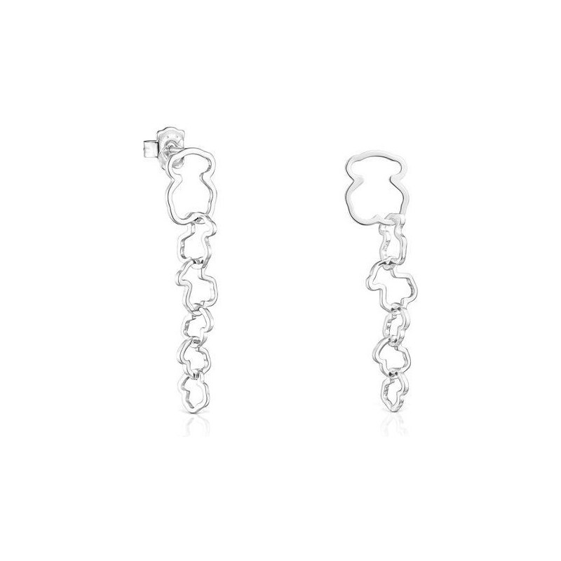 Tous Ikonické strieborné visiace náušnice Carrusel 1003667500 66590252