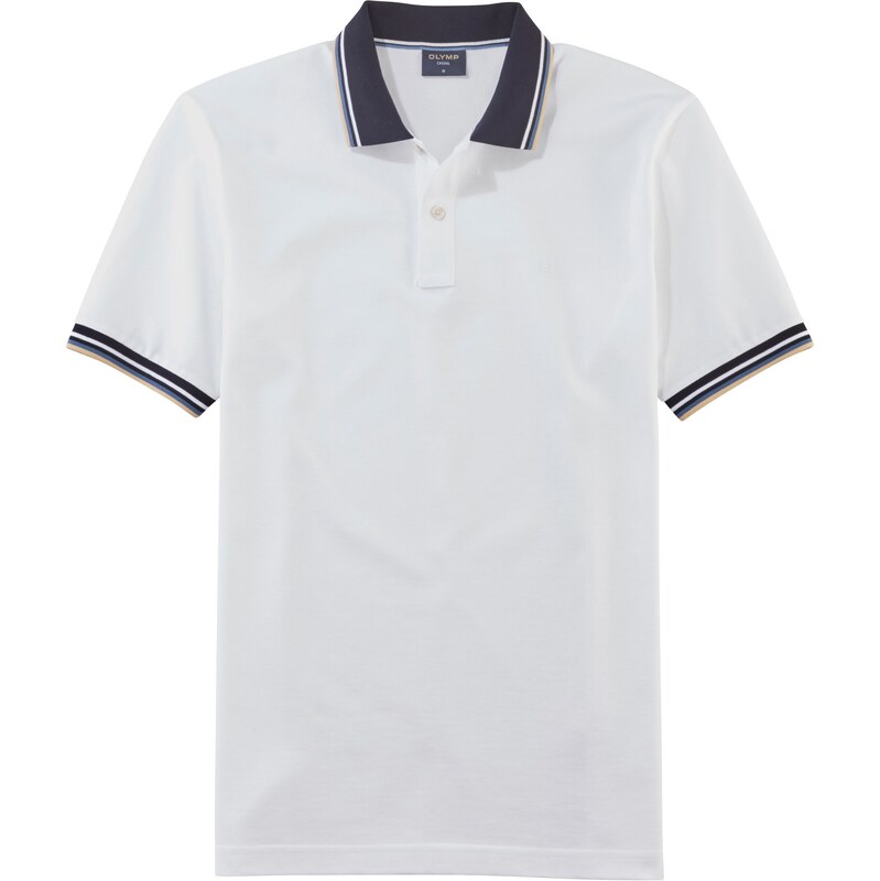 OLYMP Tričko krémová / námornícka modrá / biela 62846968