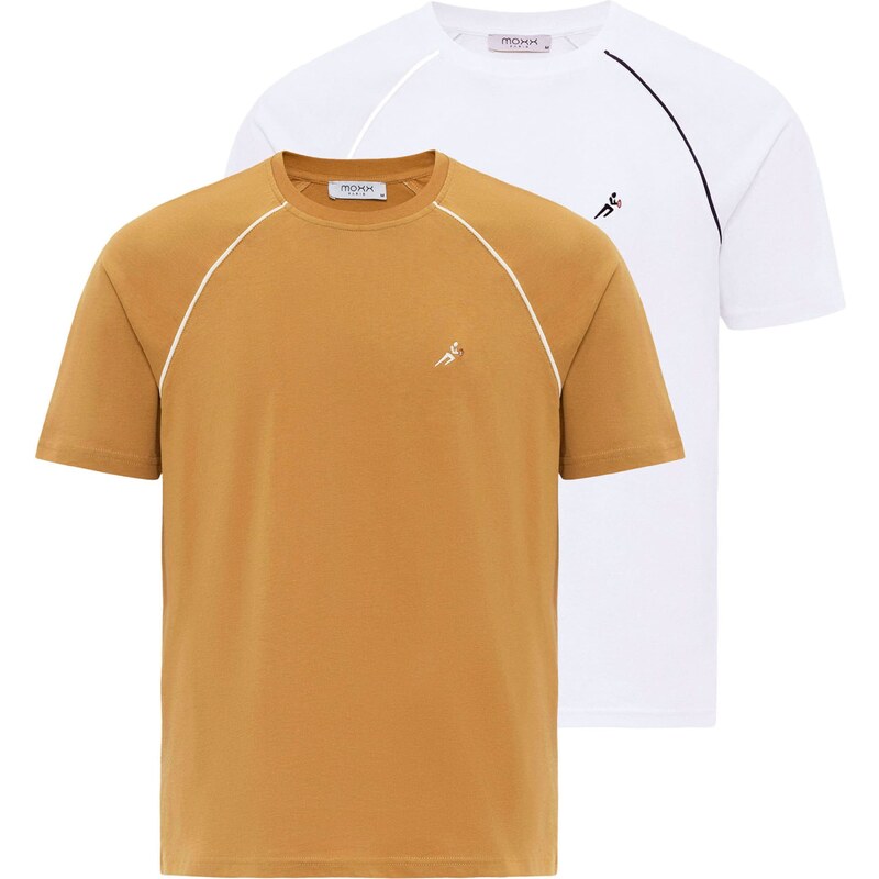 Moxx Paris Tričko farba ťavej srsti / čierna / biela 54370394