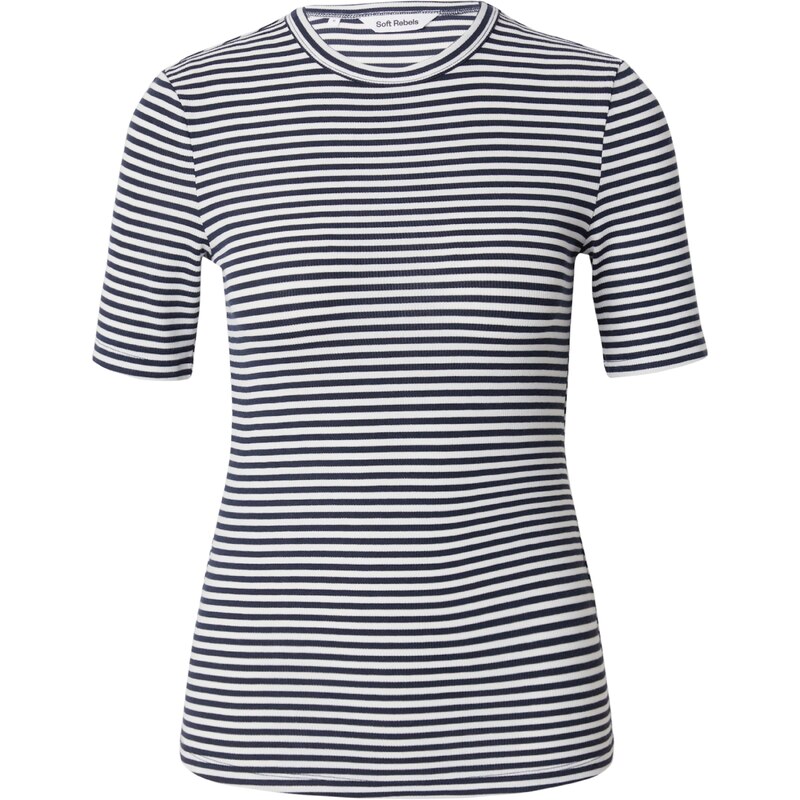 Soft Rebels Tričko Fenja námornícka modrá / biela 54079798
