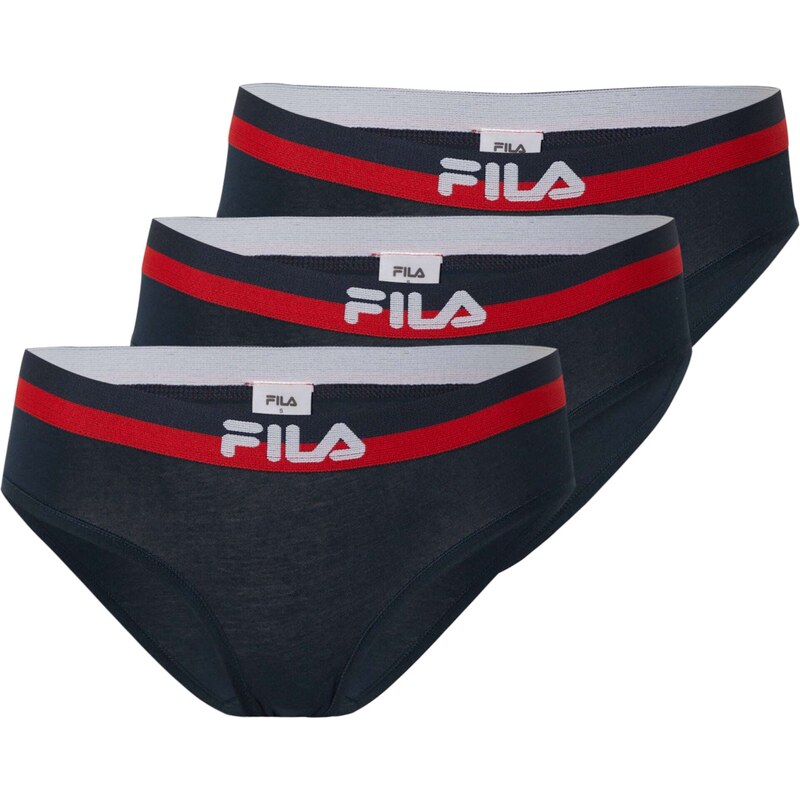 FILA Nohavičky námornícka modrá / ohnivo červená / biela 57902380