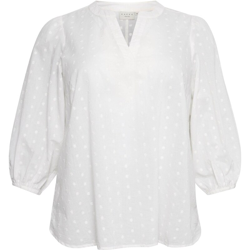 KAFFE CURVE Blúzka biela 54324561