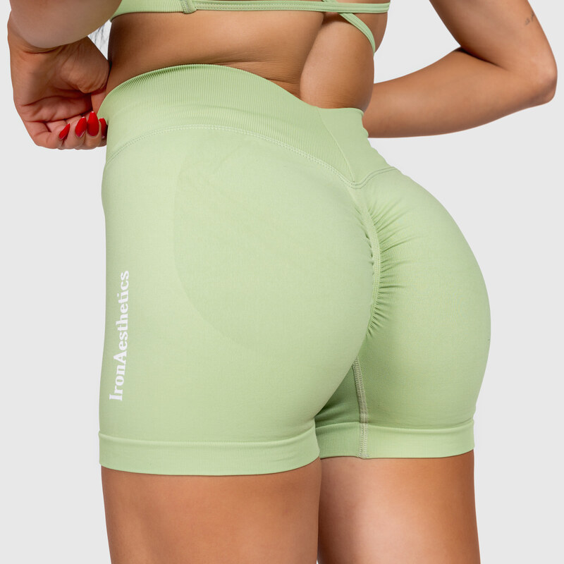 Športové kraťasy Iron Aesthetics Shape, zelené 53943784