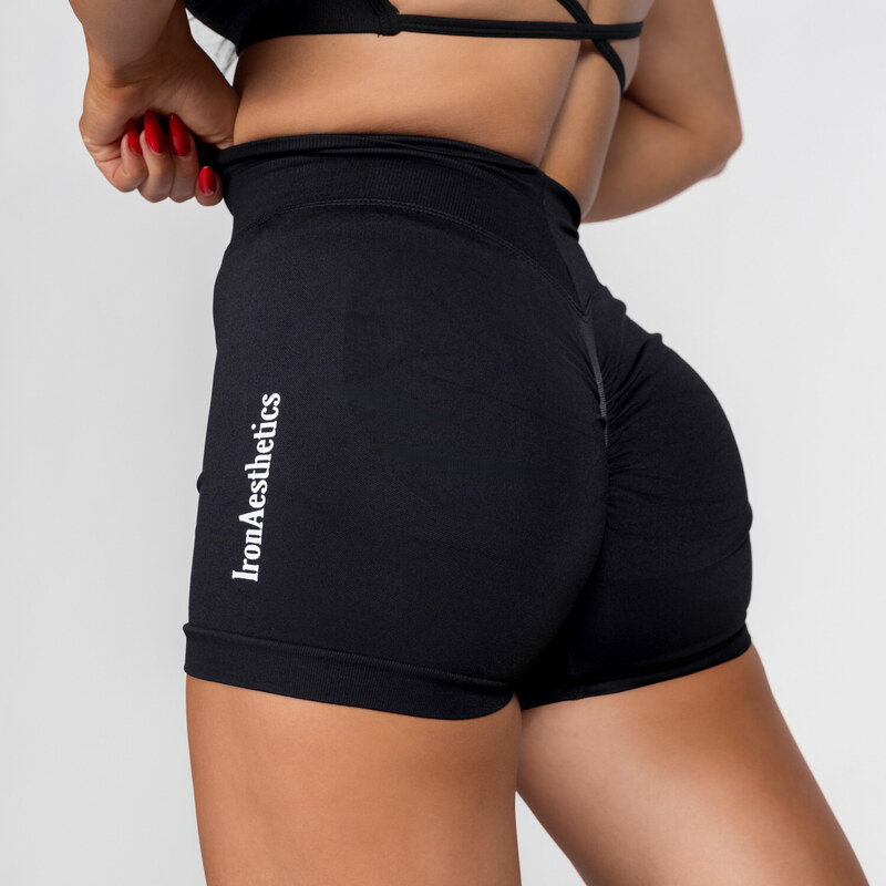 Športové kraťasy Iron Aesthetics Shape, čierne 53943785
