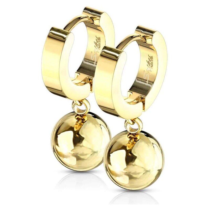 Glory Dámske náušnice z chirurgickej ocele Zara zlaté SE3565-GD 53953564