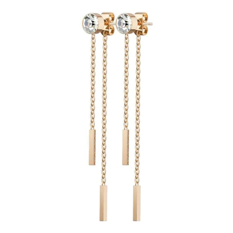 Glory Dámske náušnice z chirurgickej ocele Lena ružovozlaté SE3448-RD 53953551