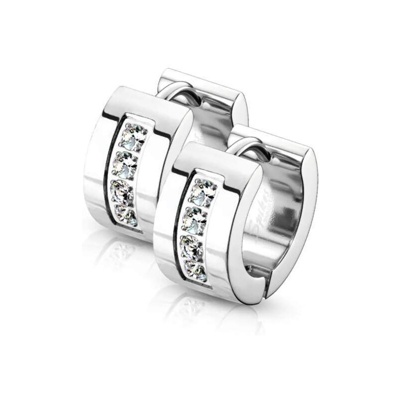 Glory Dámske náušnice z chirurgickej ocele Lea strieborné SE3527-STC 53953554