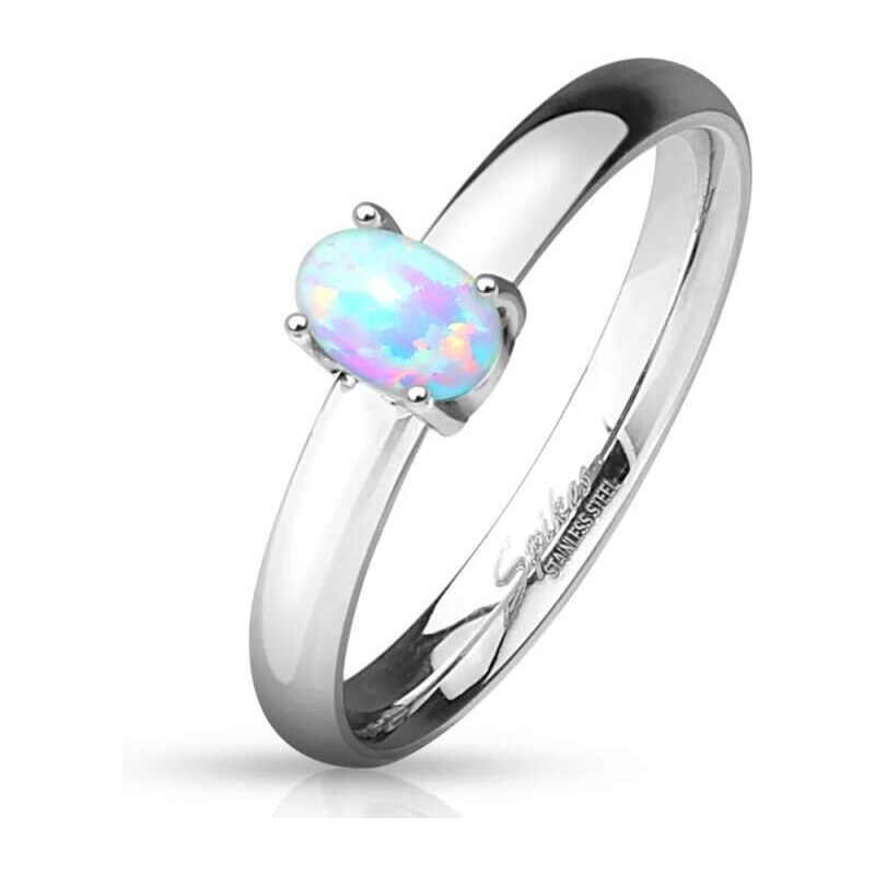 Glory Prsteň s opálovým kamienkom Lily strieborný R-M5055 53953570